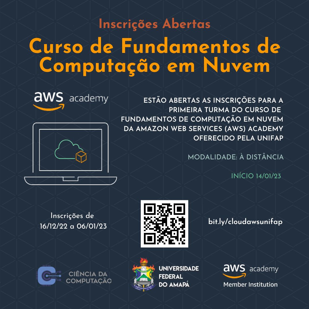 Inscrições abertas para cursos de Extensão - UNIFAP