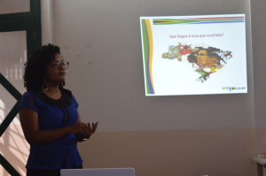 Minicurso: "África no Brasil: como se formou a nossa língua portuguesa?" Ministrado pela Profa. Dra. Suzana Pinto do Espírito Santo – Neab/Unifap