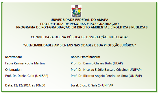 Banca de Qualificação – Programa de Pós-Graduação em Direito – Mestrado em  Direito