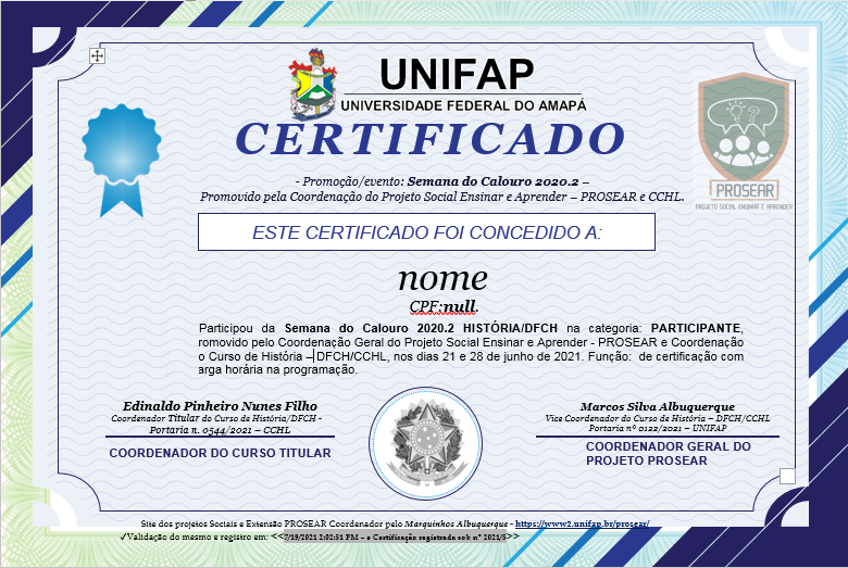 Inscrições abertas para cursos de Extensão - UNIFAP