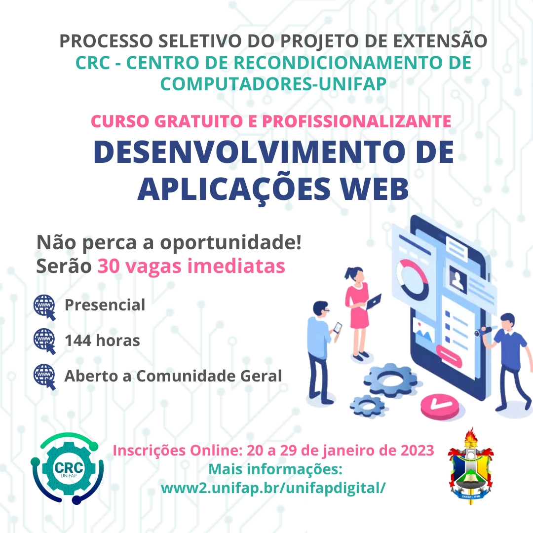 Inscrições abertas para cursos de Extensão - UNIFAP