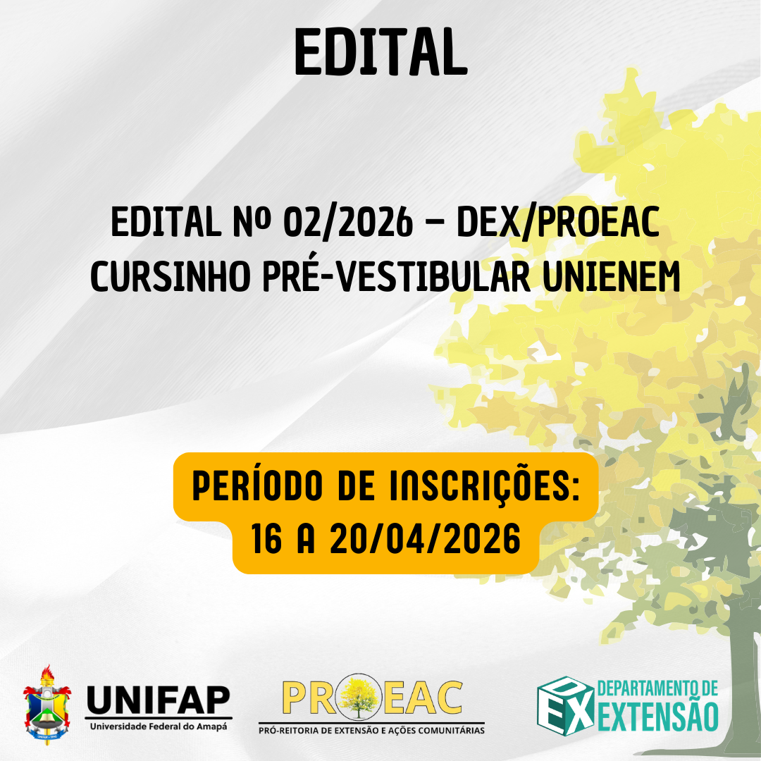 No momento, você está visualizando UNIFAP abre inscrições para o Cursinho Pré-Vestibular UniENEM 2026