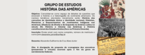 Leia mais sobre o artigo Prof. Dr. Alexandre Cruz lança grupo de estudos focado em História das Américas.