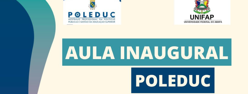 Leia mais sobre o artigo Convite – Aula inaugural do Mestrado POLEDUC