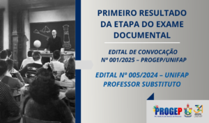 Leia mais sobre o artigo 1º RESULTADO DA ETAPA DO EXAME DOCUMENTAL – EDITAL Nº 005/2024 – UNIFAP PROFESSOR SUBSTITUTO