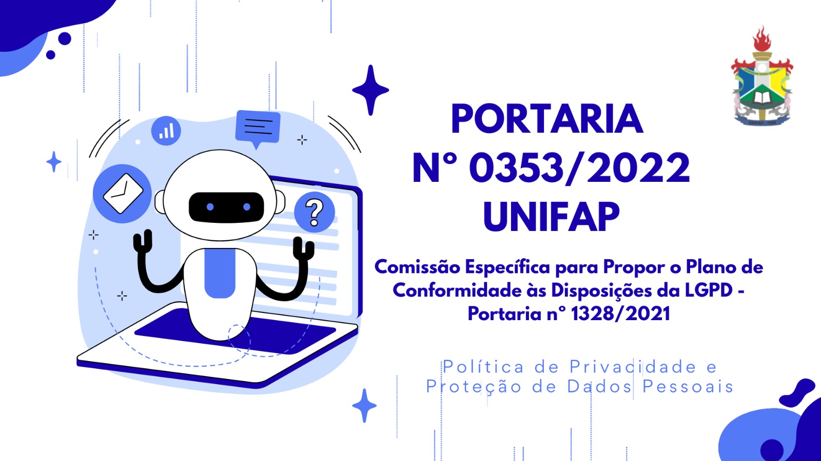 No momento, você está visualizando PORTARIA nº 0353/2022 – Nomeação DPO