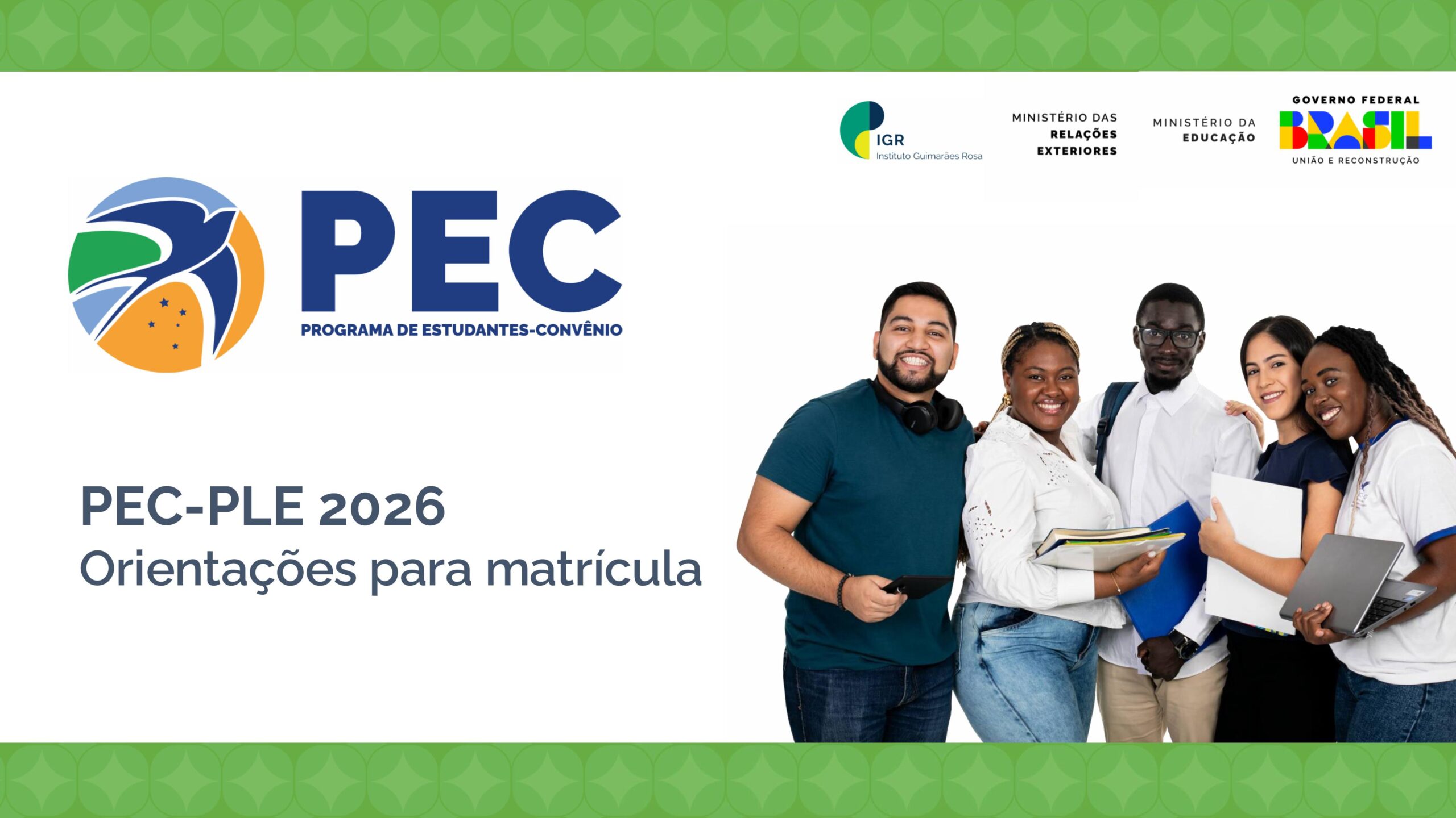 PEC-PLE 2026 - Orientações para matrícula para IES-imagens-0