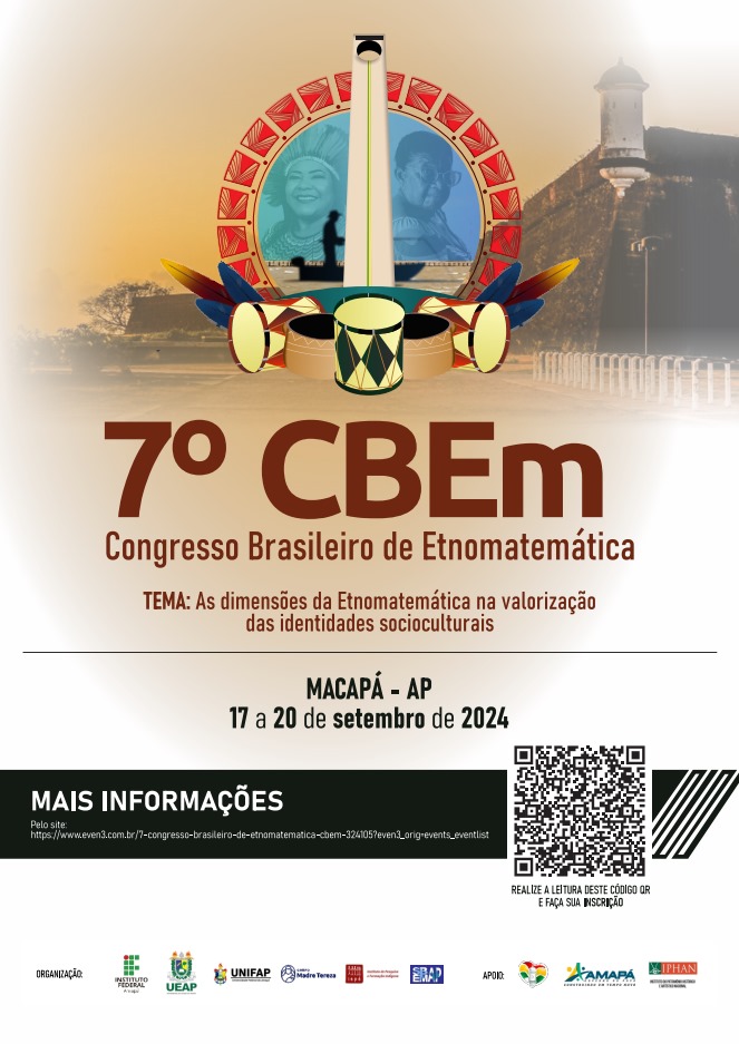 Você está visualizando atualmente ACADÊMICOS INDÍGENAS DAS ETNIAS DO AMAPÁ E NORTE DO PARÁ CONFIRMAM PARTICIPAÇÃO NO 7º CONGRESSO BRASILEIRO DE ETNOMATEMÁTICA