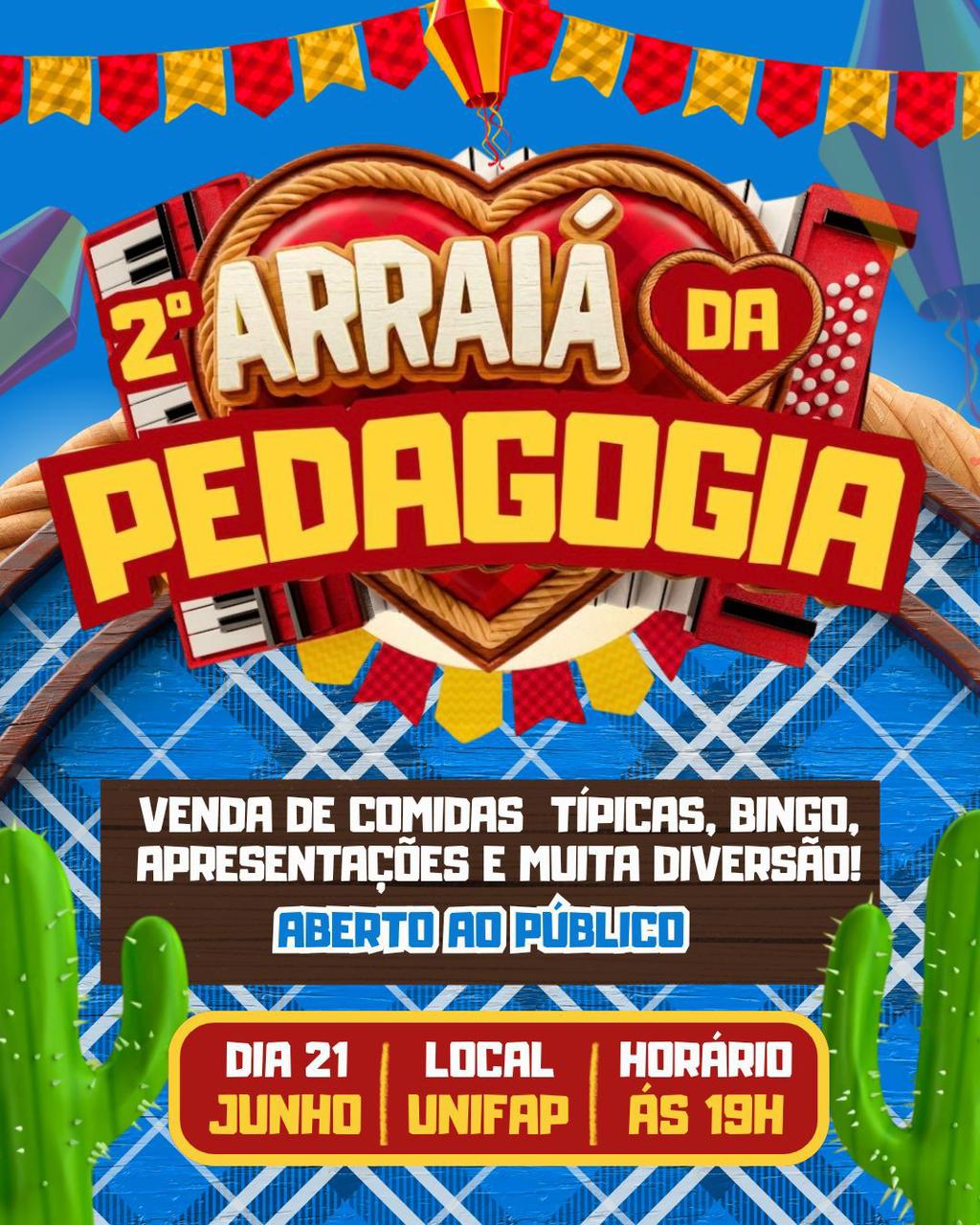 Leia mais sobre o artigo Vem aí o II Arraiá da Pedagogia.