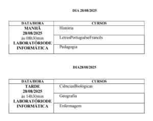 Leia mais sobre o artigo CONVOCAÇÃO PARA A APRESENTAÇÃO DE DECLARAÇÃO INDÍGENA, QUILOMBOLA E LAUDO PCD E AVALIAÇÃO PRESENCIAL PARA COMISSÃO DE ETEROIDENTIFICAÇÃO DOS CANDIDATOS CLASSIFICADO(A) NO PS2025.2 DA UNIFAP – CAMPUS BINACIONAL