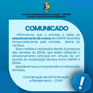 Leia mais sobre o artigo COMUNICADO
