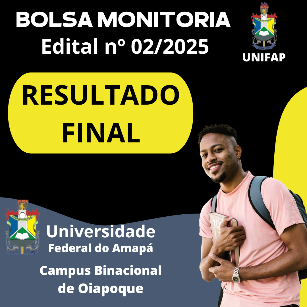 Leia mais sobre o artigo BOLSA MONITORIA / RESULTADO FINAL