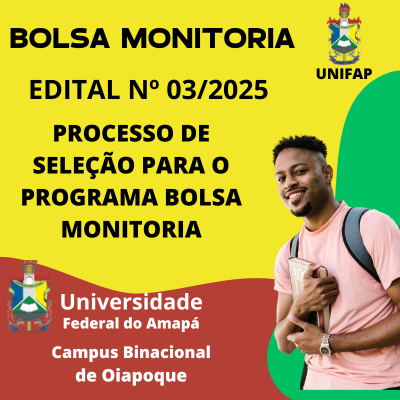 Leia mais sobre o artigo PROCESSO DE SELEÇÃO PARA O PROGRAMA BOLSA MONITORIA
