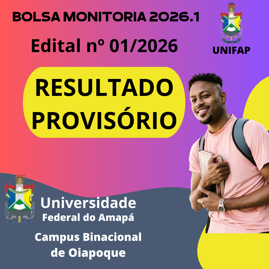 Leia mais sobre o artigo PROGRAMA DE SELEÇÃO BOLSA MONITORIA 2026.1 – RESULTADO PROVISÓRIO