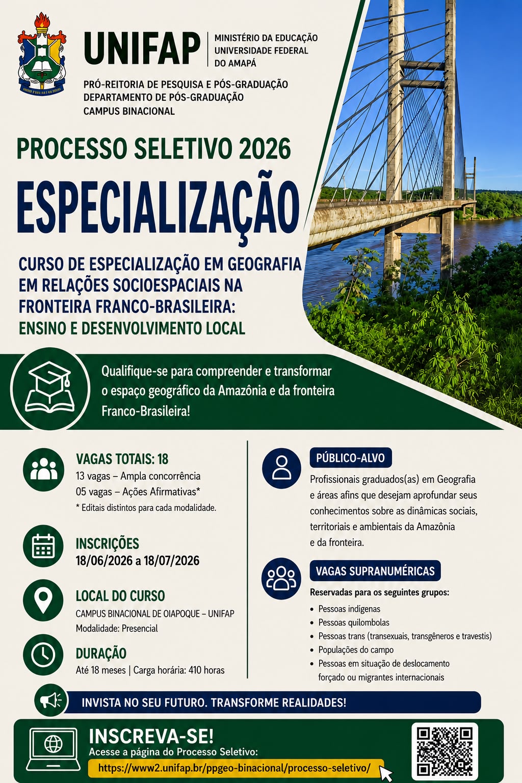 No momento, você está visualizando Processo Seletivo 2026 – Especialização