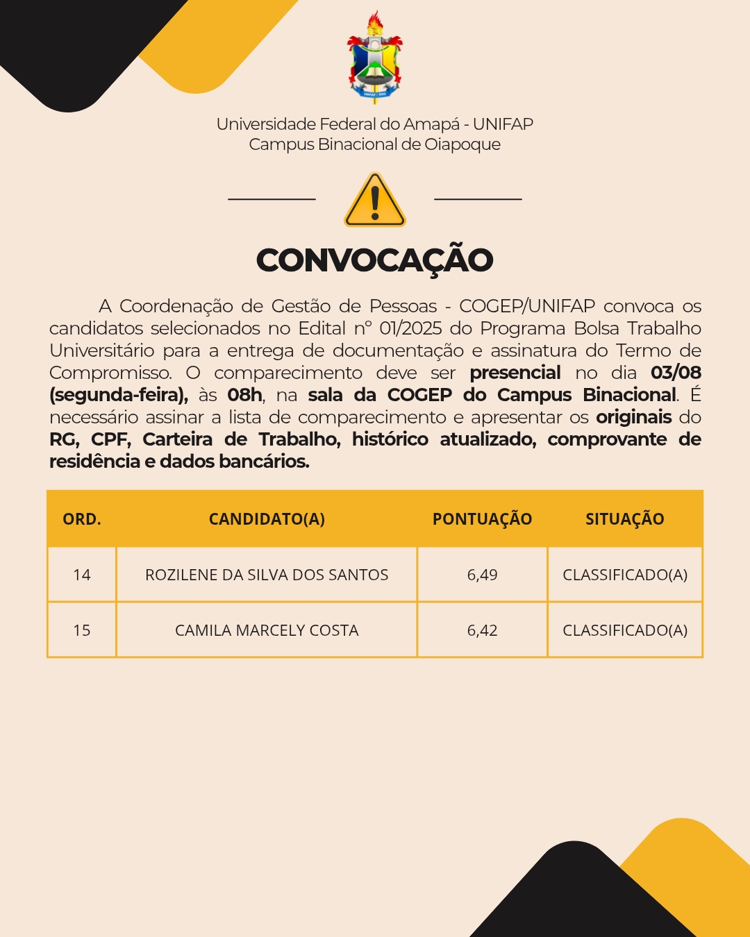 No momento, você está visualizando PROGRAMA BOLSA TRABALHO UNIVERSITÁRIO  –  4ª CONVOCAÇÃO