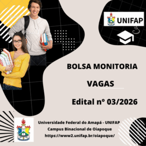 Leia mais sobre o artigo BOLSA MONITORIA VAGAS EDITAL Nº03/2026 – CAMPUS BINACIONAL