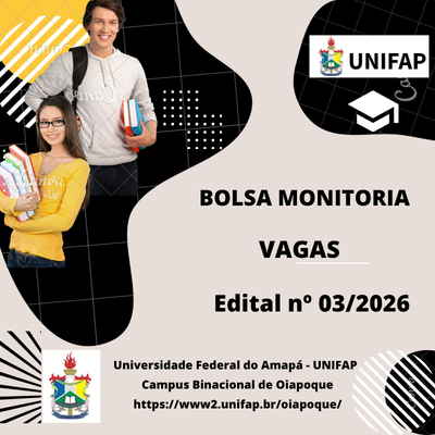 Leia mais sobre o artigo BOLSA MONITORIA VAGAS EDITAL Nº03/2026 – CAMPUS BINACIONAL