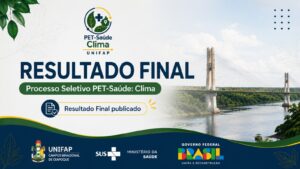 Leia mais sobre o artigo UNIFAP – Campus Oiapoque divulga Resultado Final do Processo Seletivo do PET-Saúde: Clima