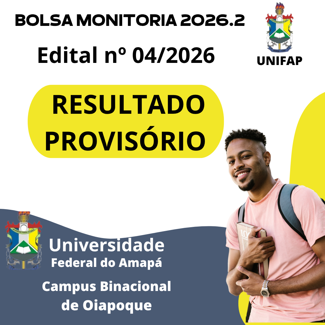 No momento, você está visualizando Bolsa Monitoria 2026.2 – RESULTADO PROVISÓRIO