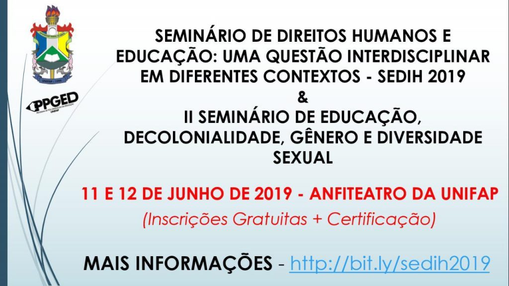 SeminÁrio De Direitos Humanos E EducaÇÃo Uma QuestÃo Interdisciplinar