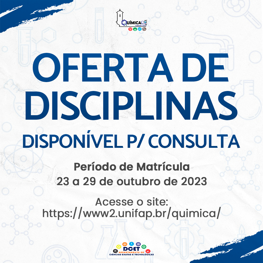Leia mais sobre o artigo Oferta de disciplina disponível para consulta – 2023.2