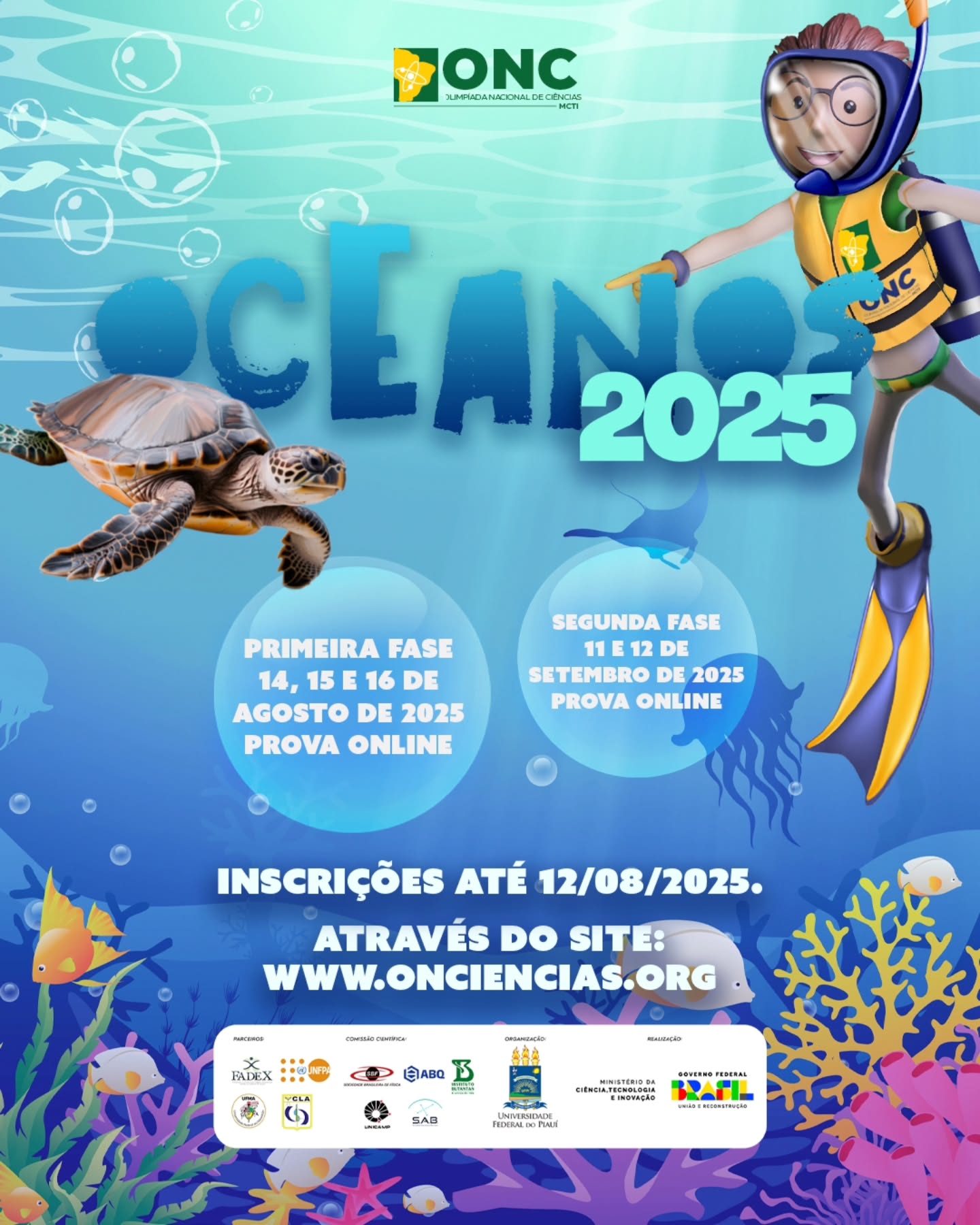 Leia mais sobre o artigo Olimpíada Nacional de Ciências 2025