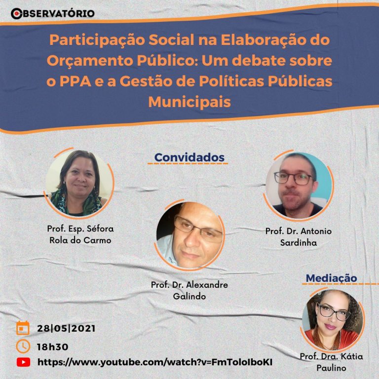 Leia mais sobre o artigo Observatório da Democracia da Unifap promove debate sobre participação social