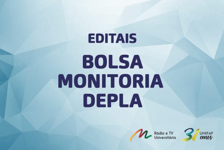 Inscrições para Bolsa Monitoria do DEPLA encerram hoje (2)