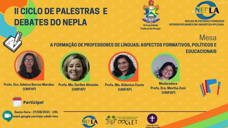 Read more about the article NEPLA realiza debate sobre a formação de professores de línguas
