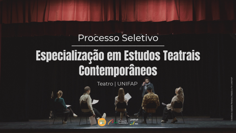 Curso de Especialização em Estudos Teatrais Contemporâneos abre PS para segunda turma
