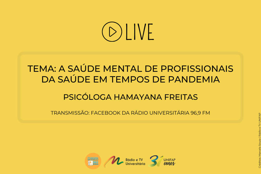 You are currently viewing Live discute sobre saúde mental dos profissionais da saúde