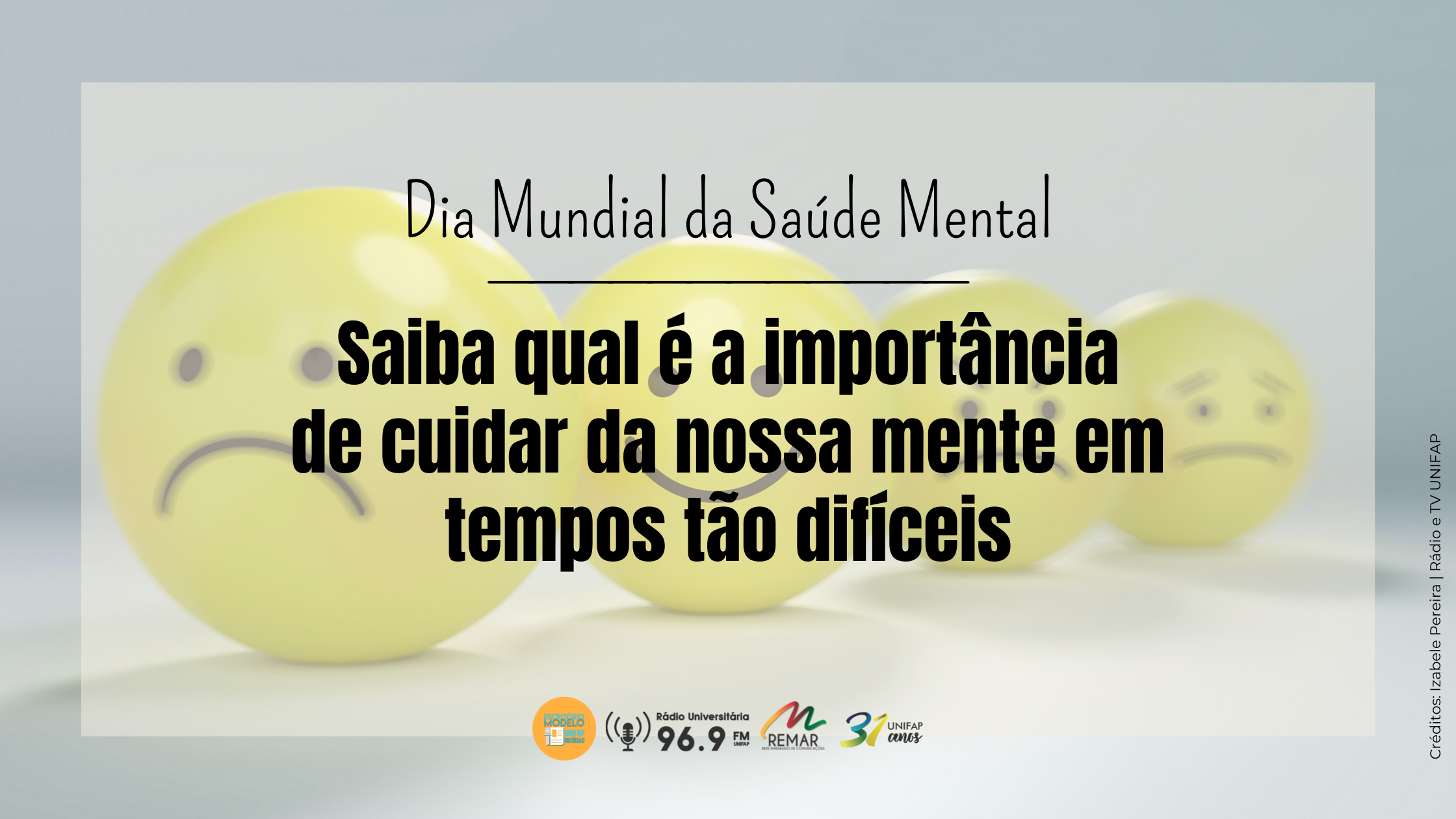 Você está visualizando atualmente Dia Mundial da Saúde Mental: saiba qual é a importância de cuidar da nossa mente em tempos tão difíceis