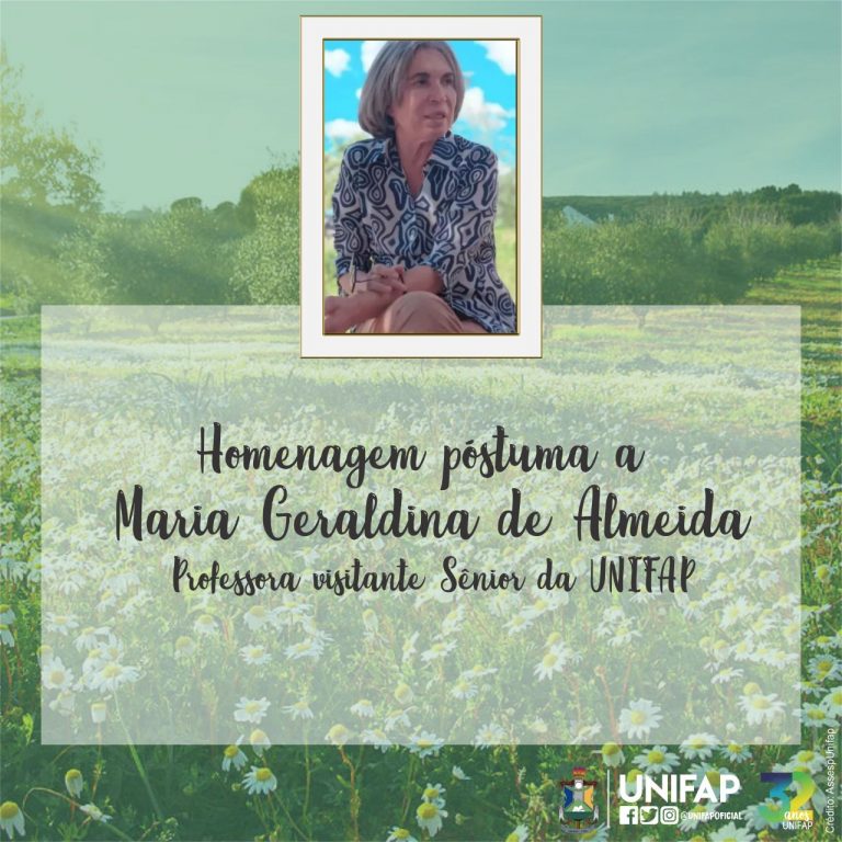 Read more about the article Nota de pesar pelo falecimento da Profa. Maria Geralda de Almeida