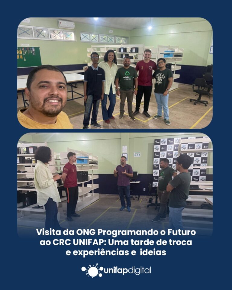 Leia mais sobre o artigo Visita da ONG Programando o Futuro ao CRC-UNIFAP: Uma Tarde de Troca de Experiências e Ideias